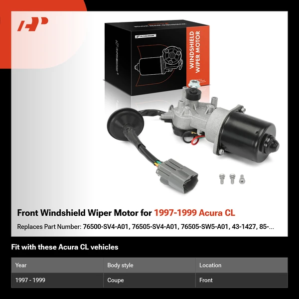 Front Windshield Wiper Motor for 1997-1999 Acura CL