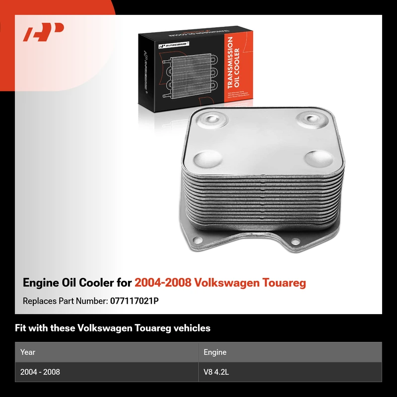 Engine Oil Cooler for 2004-2008 Volkswagen Touareg