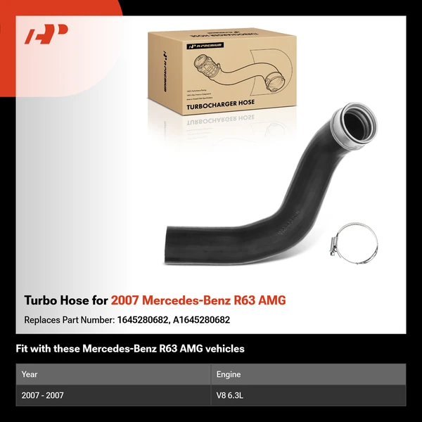 Turbo Hose for 2007 Mercedes-Benz R63 AMG