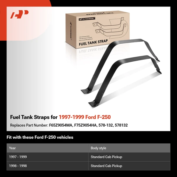 Fuel Tank Straps for 1997-1999 Ford F-250