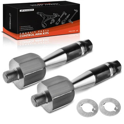 2 Pcs Front Inner Steering Tie Rod End
