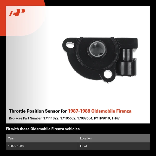 Throttle Position Sensor for 1987-1988 Oldsmobile Firenza
