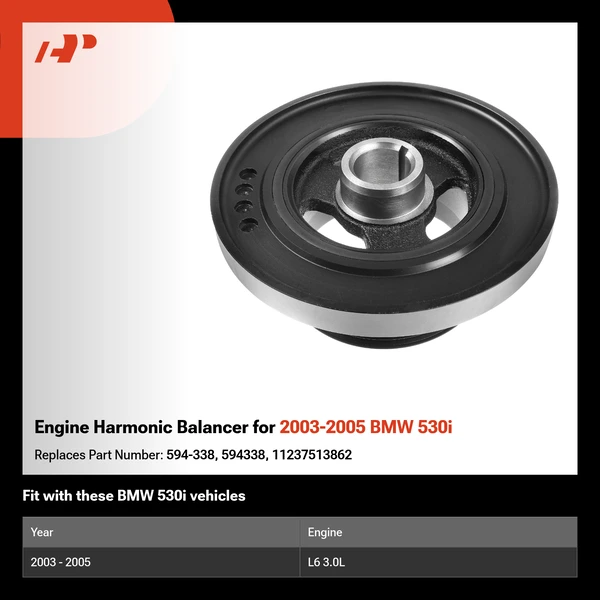 Engine Harmonic Balancer for 2003-2005 BMW 530i