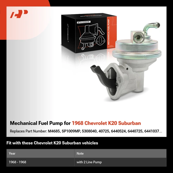 Mechanical Fuel Pump for 1968 Chevrolet K20 Suburban