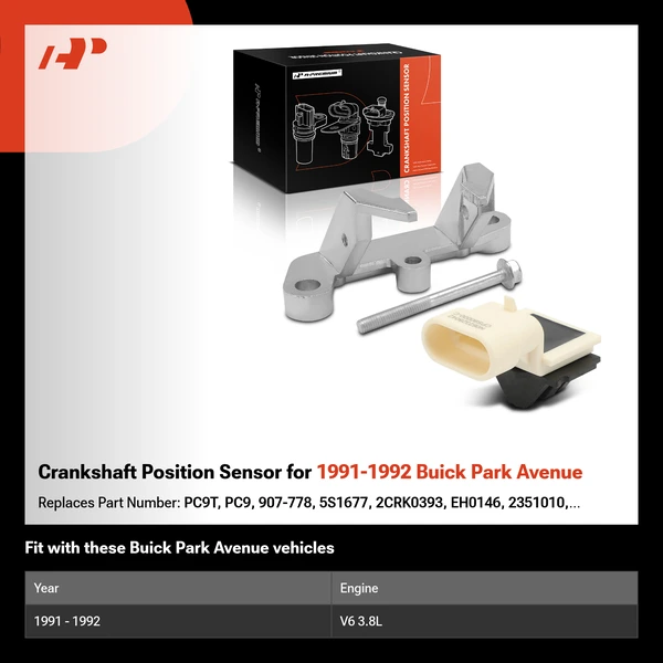Crankshaft Position Sensor for 1991-1992 Buick Park Avenue