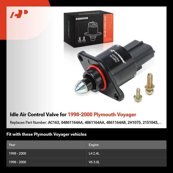 Idle Air Control Valve for 1998-2000 Plymouth Voyager
