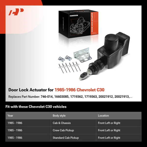 Door Lock Actuator for 1985-1986 Chevrolet C30