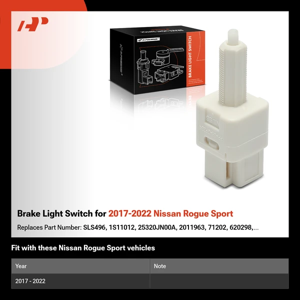 Brake Light Switch for 2017-2022 Nissan Rogue Sport