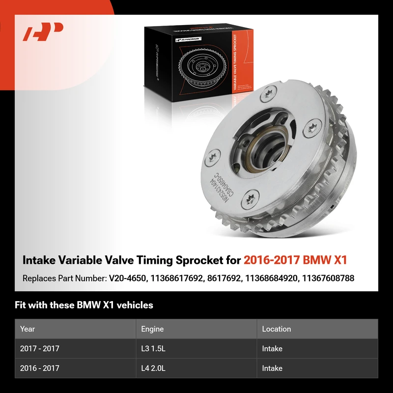Intake Variable Valve Timing Sprocket for 2016-2017 BMW X1