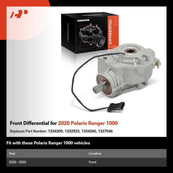 Front Differential for 2020 Polaris Ranger 1000