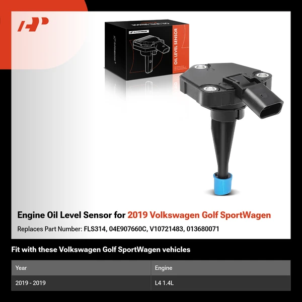 Engine Oil Level Sensor for 2019 Volkswagen Golf SportWagen