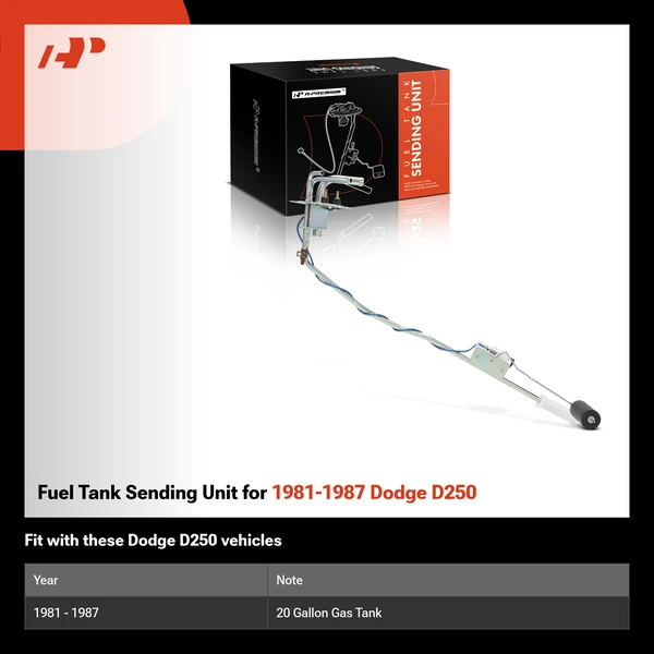 Fuel Tank Sending Unit for 1981-1987 Dodge D250