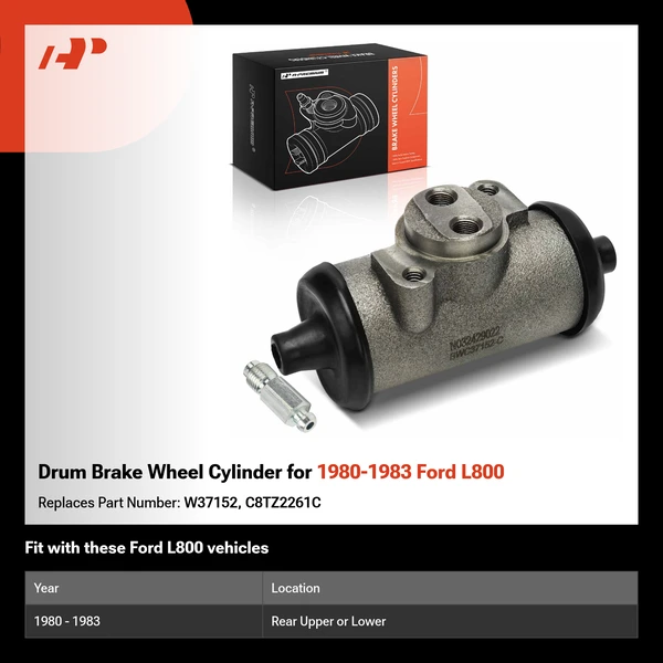 Drum Brake Wheel Cylinder for 1980-1983 Ford L800