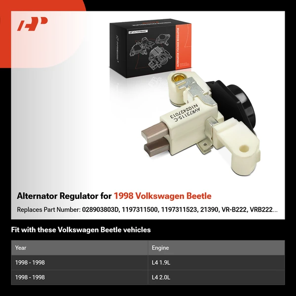 Alternator Regulator for 1998 Volkswagen Beetle