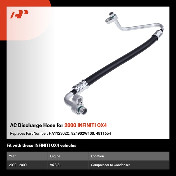 AC Discharge Hose for 2000 INFINITI QX4