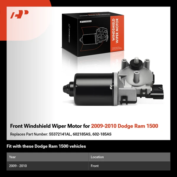 Front Windshield Wiper Motor for 2009-2010 Dodge Ram 1500