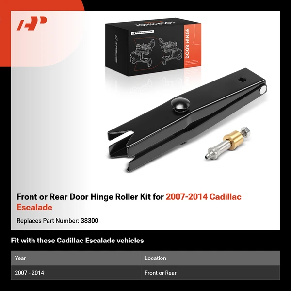 Front or Rear Door Hinge Roller Kit for 2007-2014 Cadillac Escalade
