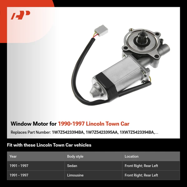 Window Motor for 1990-1997 Lincoln Town Car