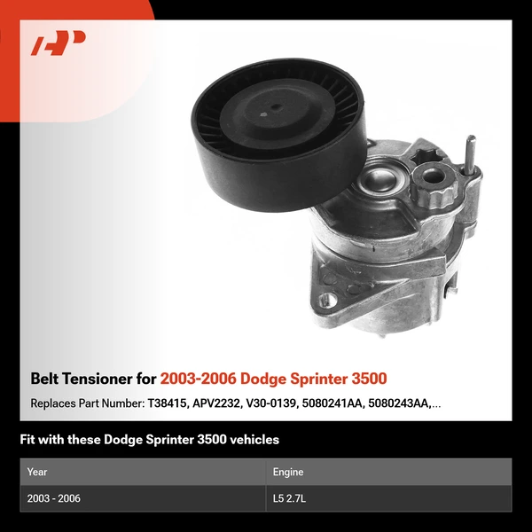 Belt Tensioner for 2003-2006 Dodge Sprinter 3500