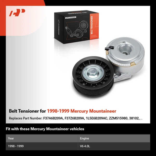 Belt Tensioner for 1998-1999 Mercury Mountaineer