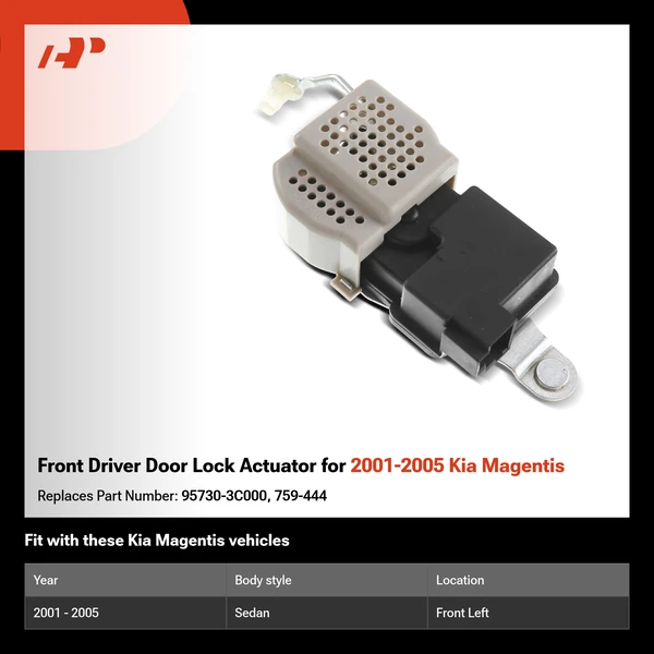 Front Driver Door Lock Actuator for 2001-2005 Kia Magentis