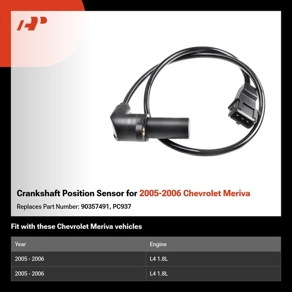 Crankshaft Position Sensor for 2005-2006 Chevrolet Meriva