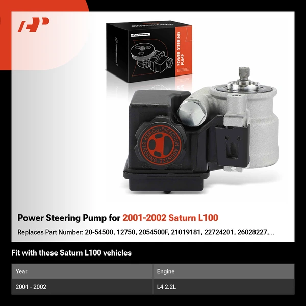 Power Steering Pump for 2001-2002 Saturn L100