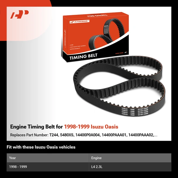 Engine Timing Belt for 1998-1999 Isuzu Oasis