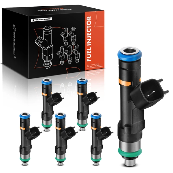 2009-2010 Volkswagen Routan 6-Pc Fuel Injector 2-Blade Terminal A-Premium APFI038