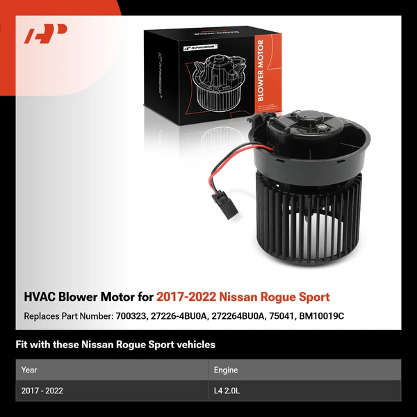 HVAC Blower Motor for 2017-2022 Nissan Rogue Sport