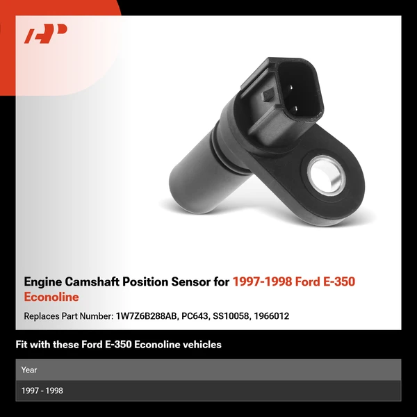 Engine Camshaft Position Sensor for 1997-1998 Ford E-350 Econoline