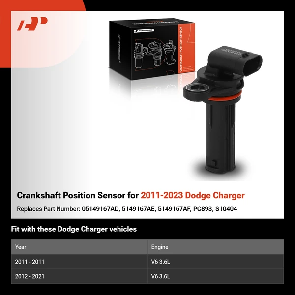 Crankshaft Position Sensor for 2011-2023 Dodge Charger