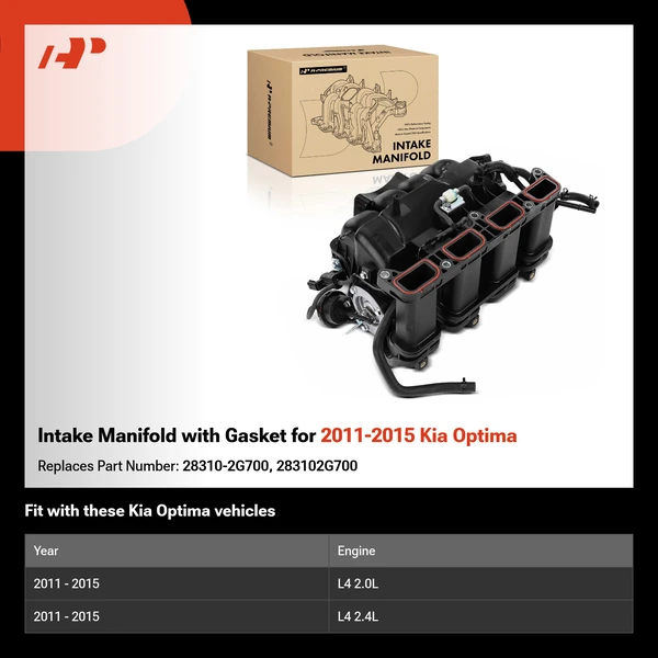 Intake Manifold with Gasket for 2011-2015 Kia Optima