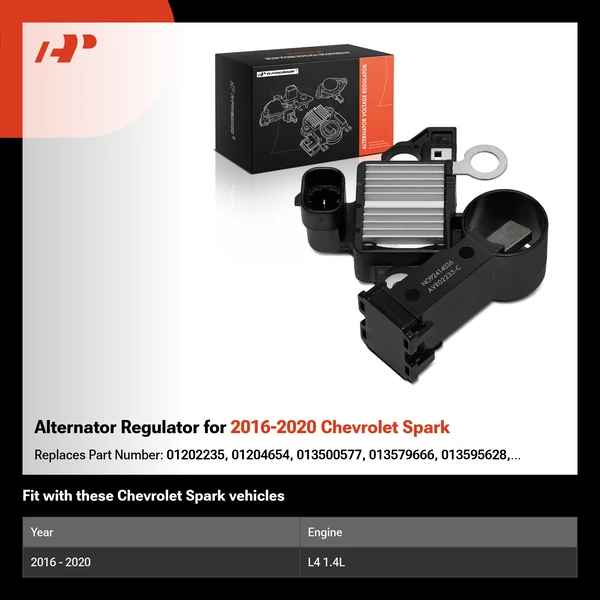 Alternator Regulator for 2016-2020 Chevrolet Spark
