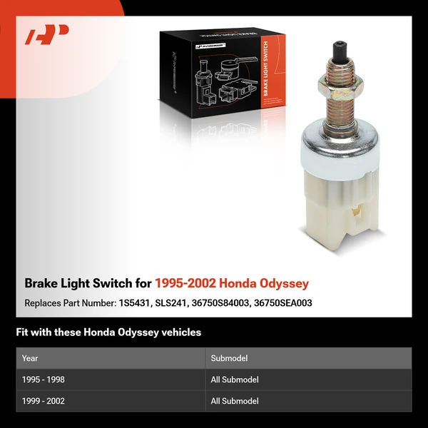 Brake Light Switch for 1995-2002 Honda Odyssey