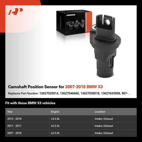 Camshaft Position Sensor for 2007-2018 BMW X3