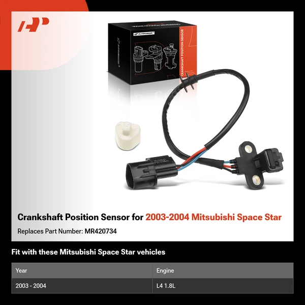 Crankshaft Position Sensor for 2003-2004 Mitsubishi Space Star