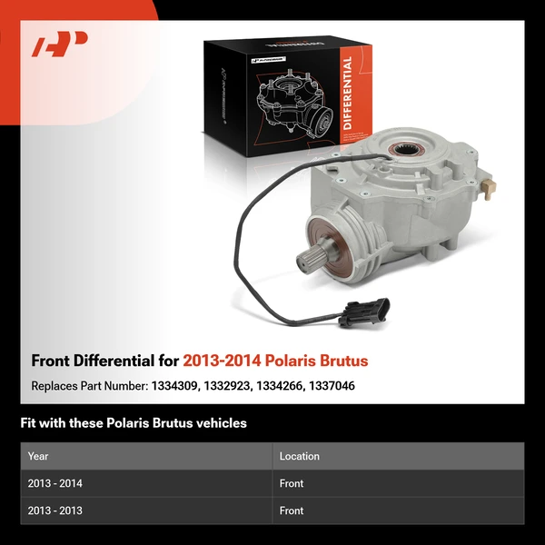 Front Differential for 2013-2014 Polaris Brutus