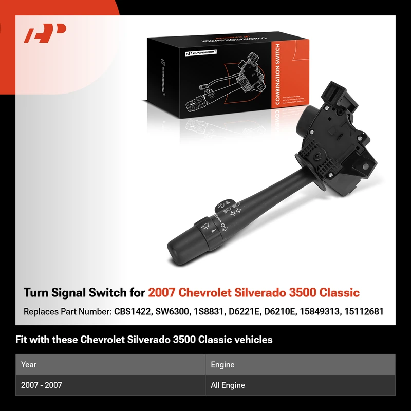 Turn Signal Switch for 2007 Chevrolet Silverado 3500 Classic