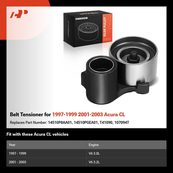 Belt Tensioner for 1997-1999 2001-2003 Acura CL