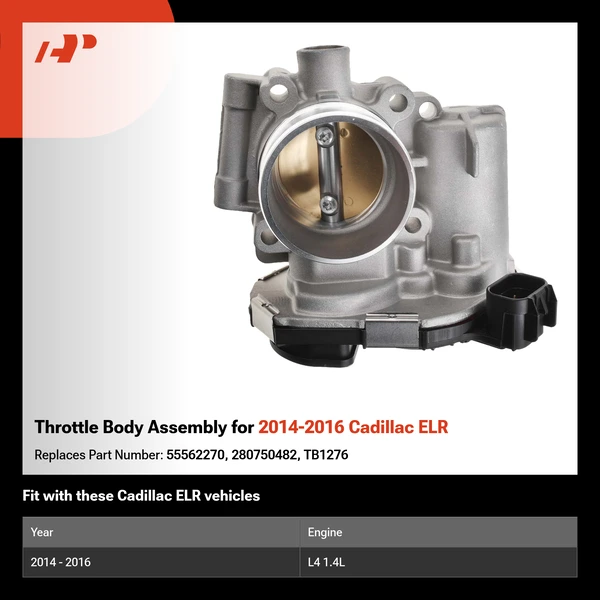 Throttle Body Assembly for 2014-2016 Cadillac ELR