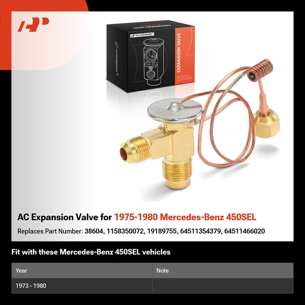 AC Expansion Valve for 1975-1980 Mercedes-Benz 450SEL
