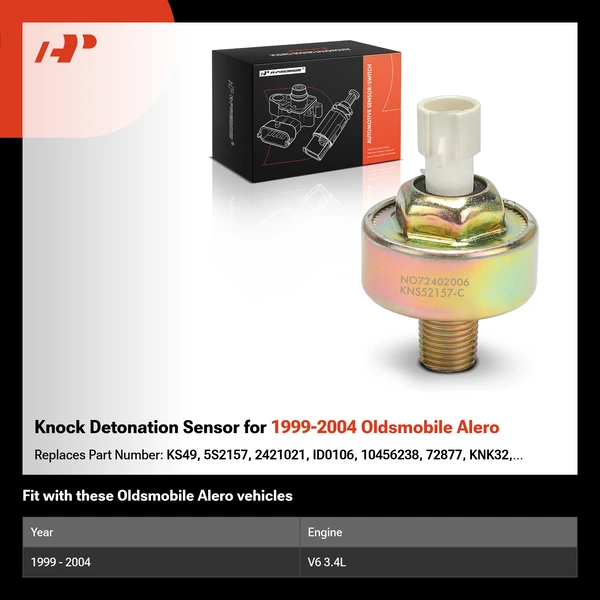 Knock Detonation Sensor for 1999-2004 Oldsmobile Alero