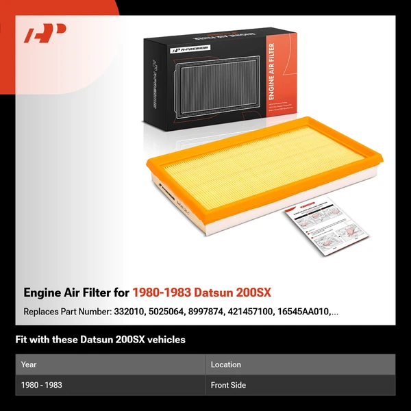 Engine Air Filter for 1980-1983 Datsun 200SX