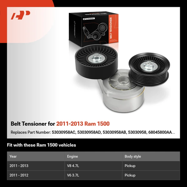 Belt Tensioner for 2011-2013 Ram 1500