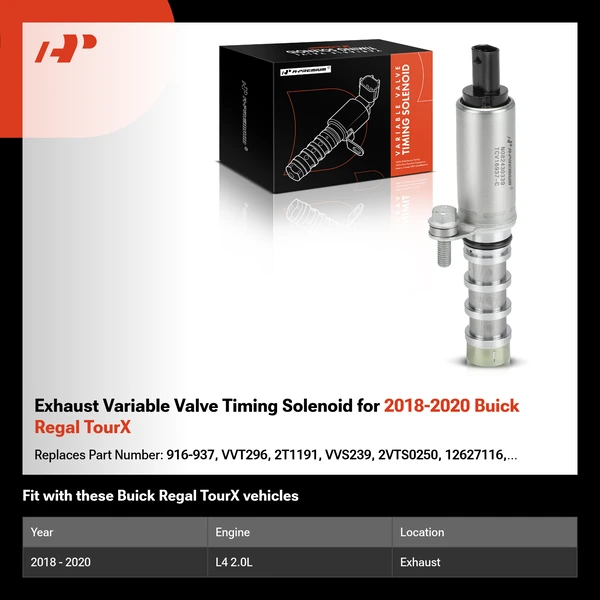 Exhaust Variable Valve Timing Solenoid for 2018-2020 Buick Regal TourX
