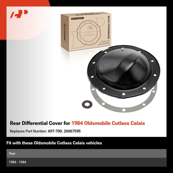 Rear Differential Cover for 1984 Oldsmobile Cutlass Calais