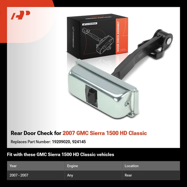 Rear Door Check for 2007 GMC Sierra 1500 HD Classic