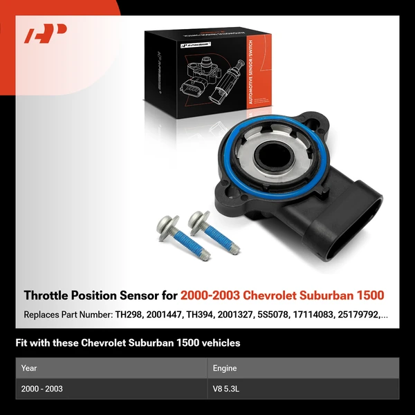 Throttle Position Sensor for 2000-2003 Chevrolet Suburban 1500