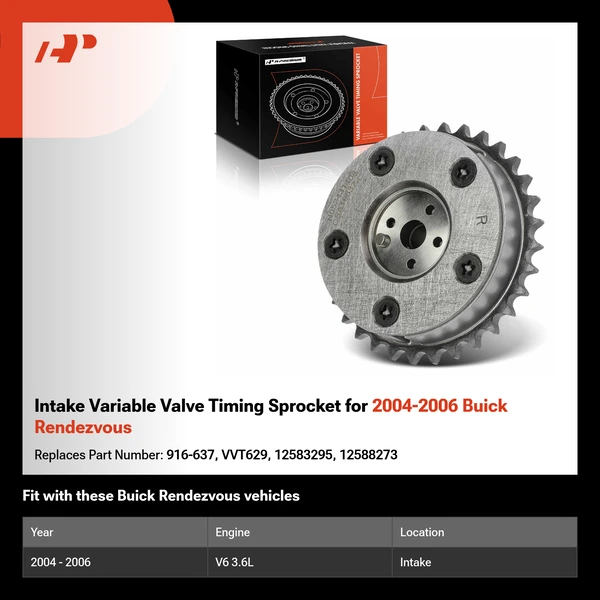 Intake Variable Valve Timing Sprocket for 2004-2006 Buick Rendezvous
